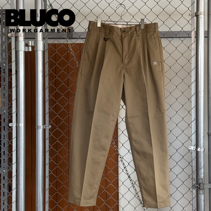 BLUCO (ブルコ)　2-TUCK WORK PANTS　【ワークパンツ】【151-41-002】【2025 SPRING コレクション 新作】　