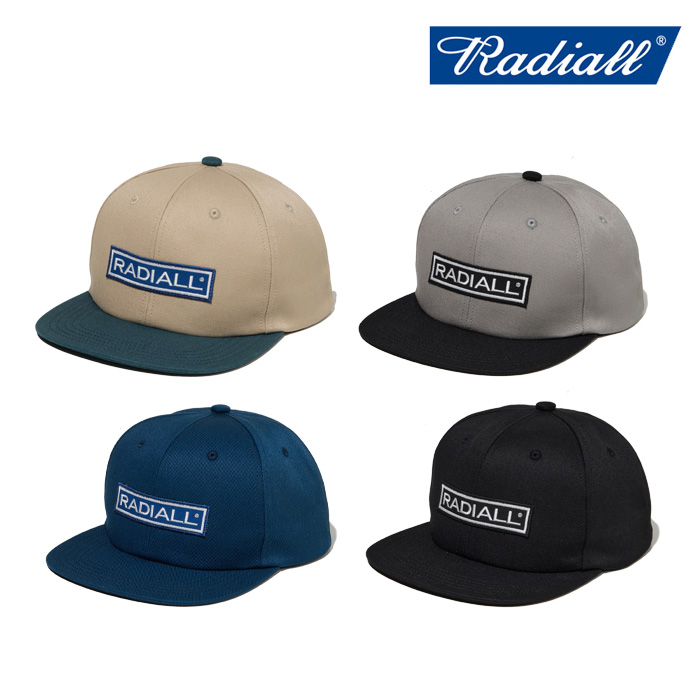 RADIALL ラディアル 　WHEELS - BASEBALL CAP　 【キャップ】【2024 MIDWINTER COLLECTION】【RAD-24MW-HAT003】【インタープレイ IN