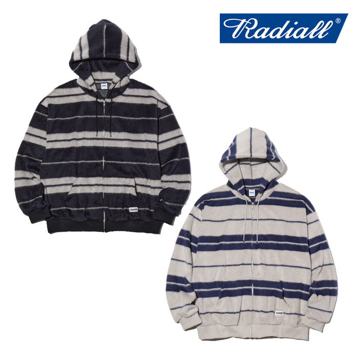 RADIALL ラディアル 　BAJA - ZIP UP HOODIE　 【パーカー】【2025 AUTUMN & WINTER 新作】【RAD-25AW-CUT006】【インタープレイ INT