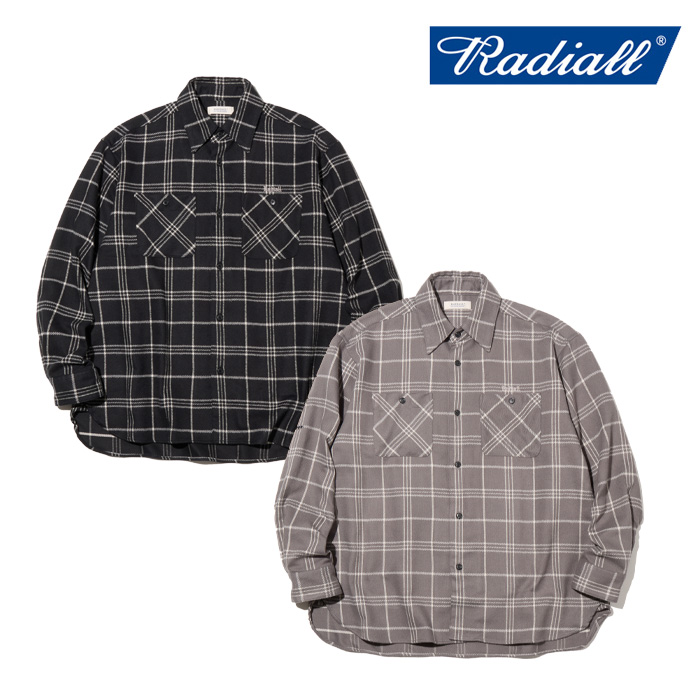 RADIALL ラディアル 　CUTLASS - REGULAR COLLARED SHIRT L/S　 【シャツ 長袖】【2025 AUTUMN & WINTER】【RAD-25AW-SH002】【イン