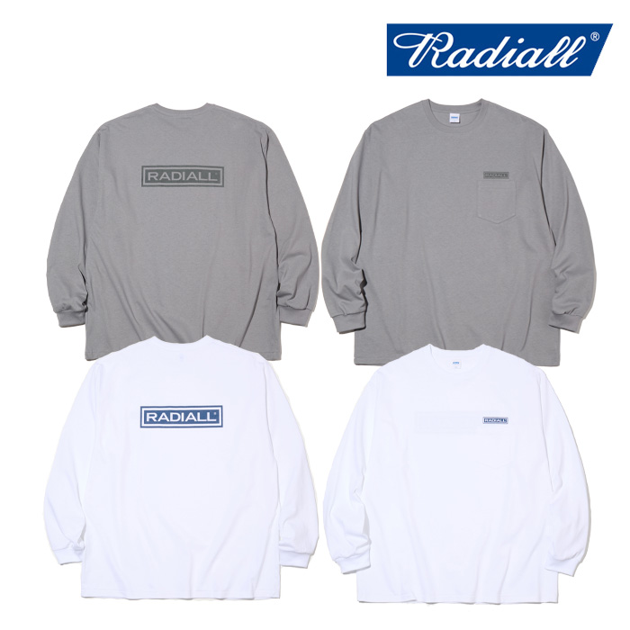 RADIALL ラディアル 　WHEELS - CREW NECK T-SHIRT L/S　 【Tシャツ 長袖】【2025 MID SUMMER EXHIBITION】【RAD-25MS-CUT021】【イ