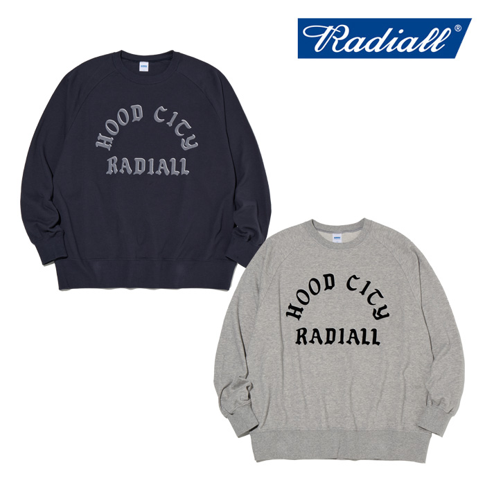 RADIALL ラディアル 　BUNNY D - CREW NECK SWEATSHIRT L/S　 【スウェット】【2025 SPRING&SUMMER COLLECTION】【RAD-25SS-CUT002】