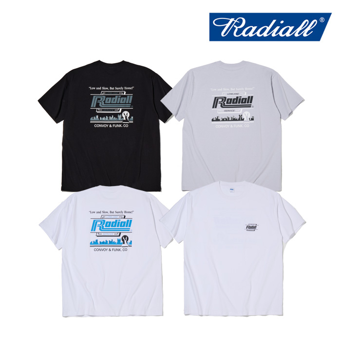 RADIALL ラディアル 　LOW AND SLOW - CREW NECK T-SHIRT S/S　 【Tシャツ 半袖】【2025 SPRING&SUMMER COLLECTION】【RAD-25SS-TEE0