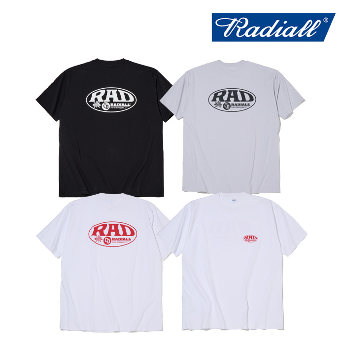 RADIALL ラディアル 　LABEL - CREW NECK T-SHIRT S/S　 【Tシャツ 半袖】【2025 SPRING&SUMMER COLLECTION】【RAD-25SS-TEE011】【