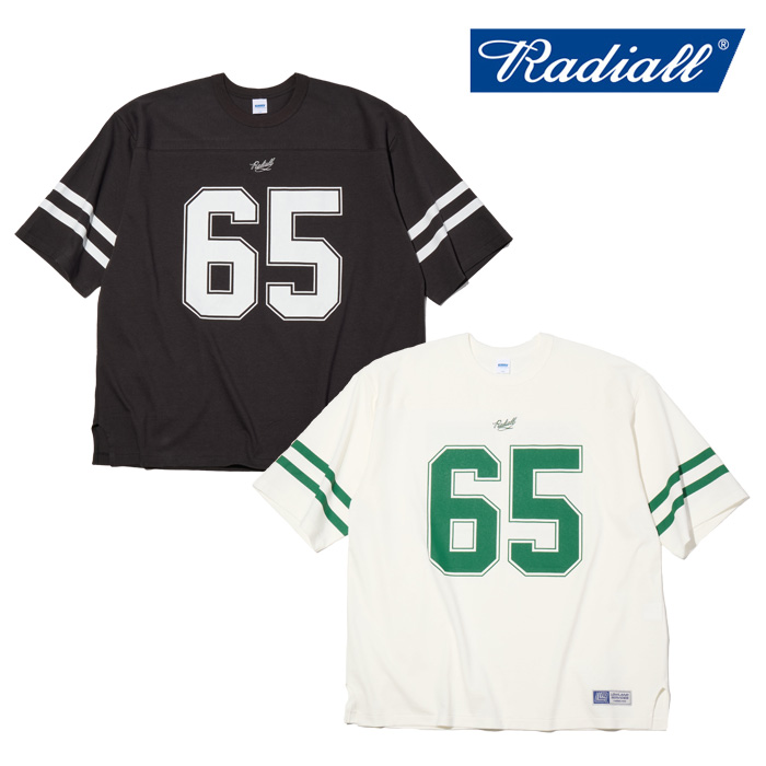 RADIALL ラディアル 　HOOD - FOOTBALL SHIRT S/S　 【Tシャツ】【2026 SPRING & SUMMER 新作】【RAD-26SS-CUT009】【インタープレイ