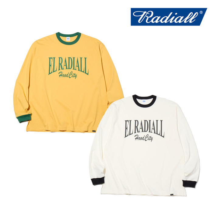 RADIALL ラディアル 　COLLEGE - CREW NECK T-SHIRT L/S　 【Tシャツ 長袖】【2026 SPRING & SUMMER 新作】【RAD-26SS-CUT018】【イ