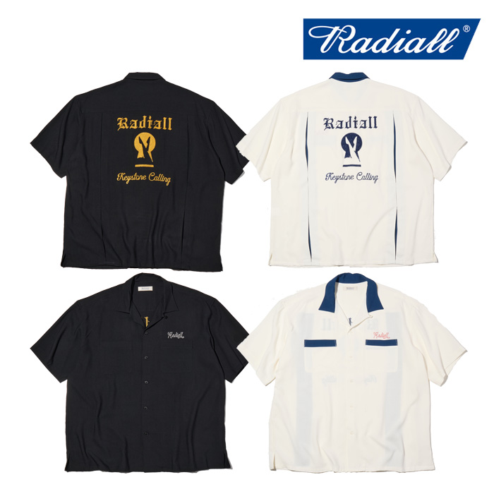 RADIALL ラディアル 　KEYSTONE - OPEN COLLARED SHIRT S/S　 【ショートスリーブ シャツ 半袖】【2026 SPRING & SUMMER 新作】【RAD