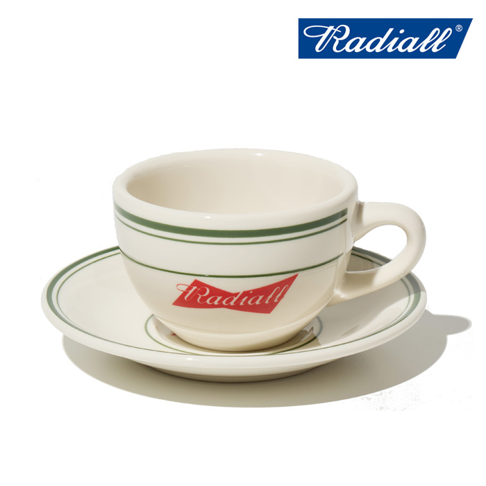 RADIALL ラディアル 　RIBBONS - CUP & SAUCER　 【カップ&ソーサー】【2025 MID WINTER 新作】【RAD-ACC008】【インタープレイ INTE