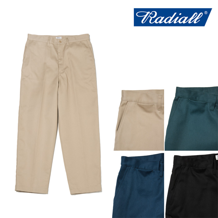 RADIALL ラディアル 　CNQ MOTOWN - WIDE TAPERED FIT PANTS　 【ワークパンツ】【2024 MIDWINTER COLLECTION】【RAD-CNQ-PT004】【