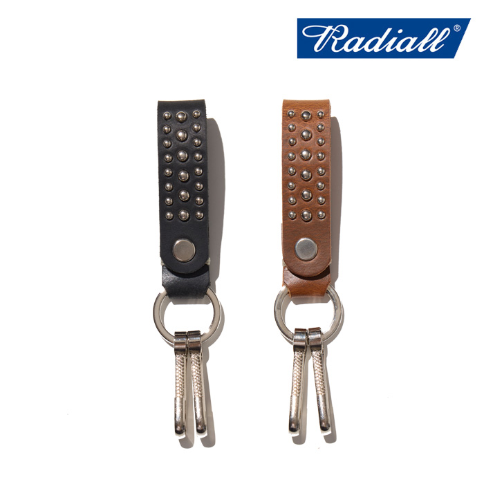 RADIALL ラディアル 　RHODES - LEATHER KEY HOLDER / STUDS　 【キーホルダー】【2026 SPRING & SUMMER 新作】【RAD-ONL006】【イン