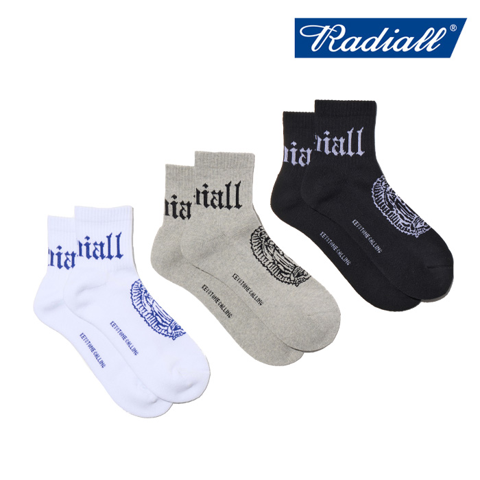 RADIALL ラディアル 　CRADLE - 1PAC SOX SHORT / DRALON　 【ソックス】【2025 MID SUMMER EXHIBITION】【RAD-PAC071】【インタープ