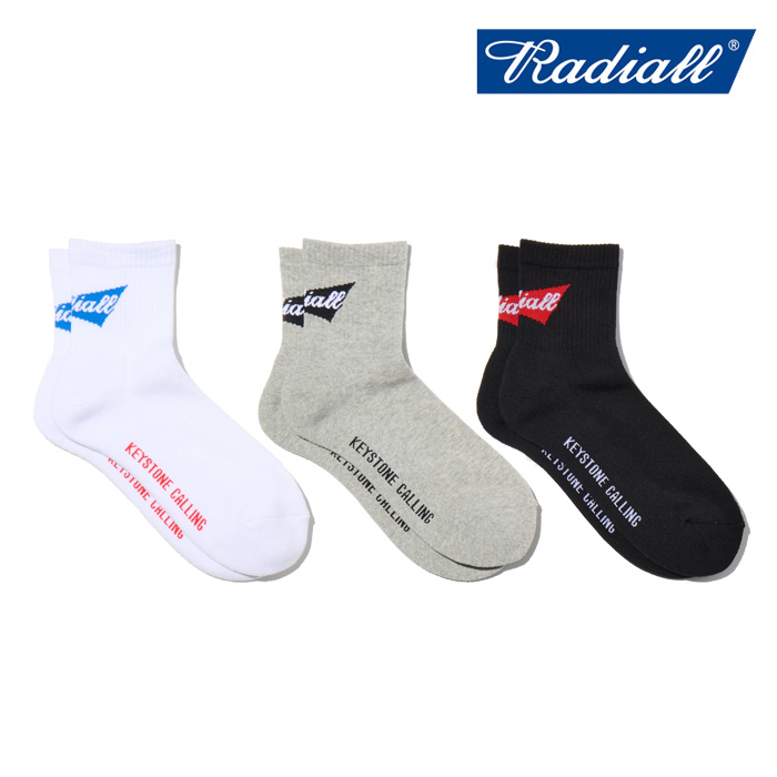 RADIALL ラディアル 　RIBBONS - 1PAC SOX SHORT / DRALON　 【ソックス 靴下】【2026 SPRING & SUMMER 新作】【RAD-PAC078】【イン