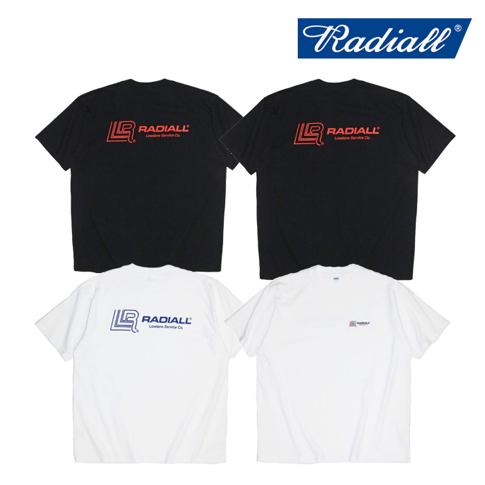 RADIALL ラディアル 　LOW LANE - CREW NECK T-SHIRT S/S　 【Tシャツ 半袖】【2026 MID SUMMER EXHIBITION 新作】【RAD-T01264】【