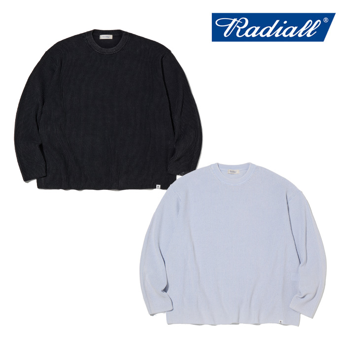 RADIALL ラディアル 　NOVA WAGON - CREW NECK SWEATER L/S　 【セーター】【2025 SPRING&SUMMER COLLECTION】【RAD-25SS-KNIT002】