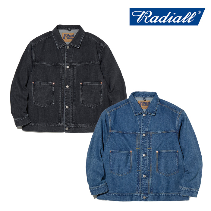 RADIALL ラディアル 　 CLASSIC 350 TOP - TRUCKER JACKET　 【デニムジャケット】【2025 SPRING&SUMMER COLLECTION】【RAD-25SS-JK0