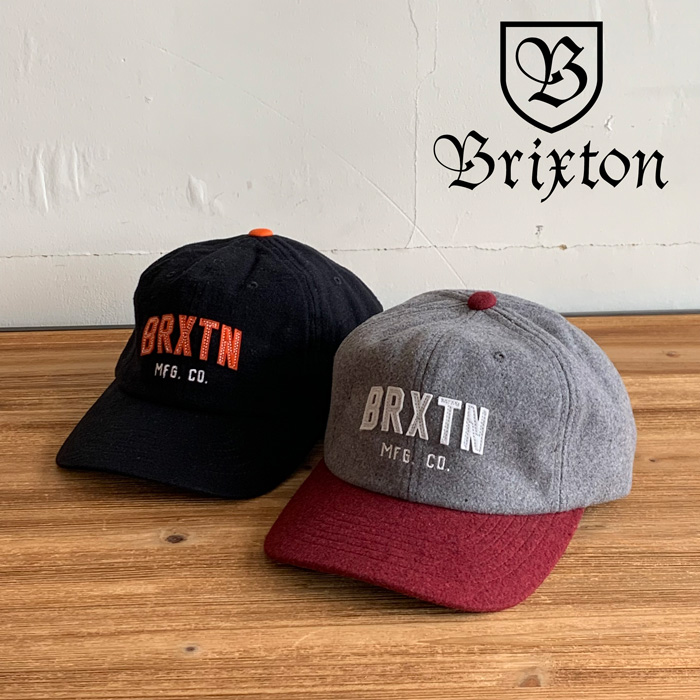 BRIXTON(ブリクストン)　ARDEN MP CAP HEATHER GREY/BURGUNDY)(BLACK)　【キャップ 帽子】【ブリクストン キャップ】【定番 人気 シ