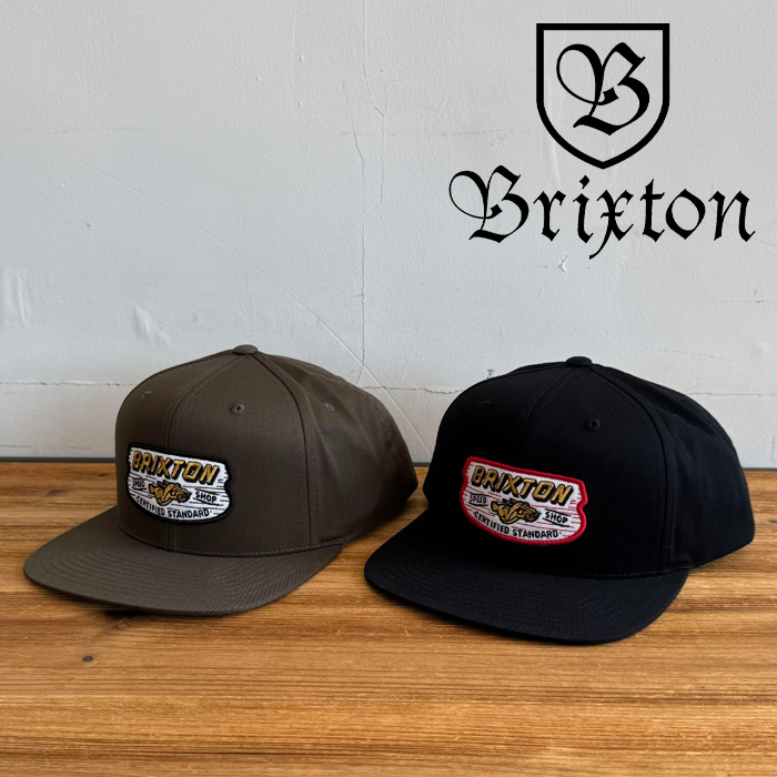 BRIXTON(ブリクストン)　CLAYBURN MP SNAPBACK CAP　【キャップ 帽子】【ブリクストン キャップ】【人気 シンプル】