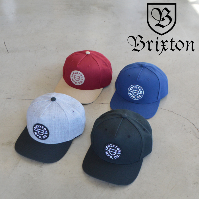 BRIXTON(ブリクストン)　CREST C MP SNAPBACK　【キャップ 帽子】【2021 SPRING新作】　