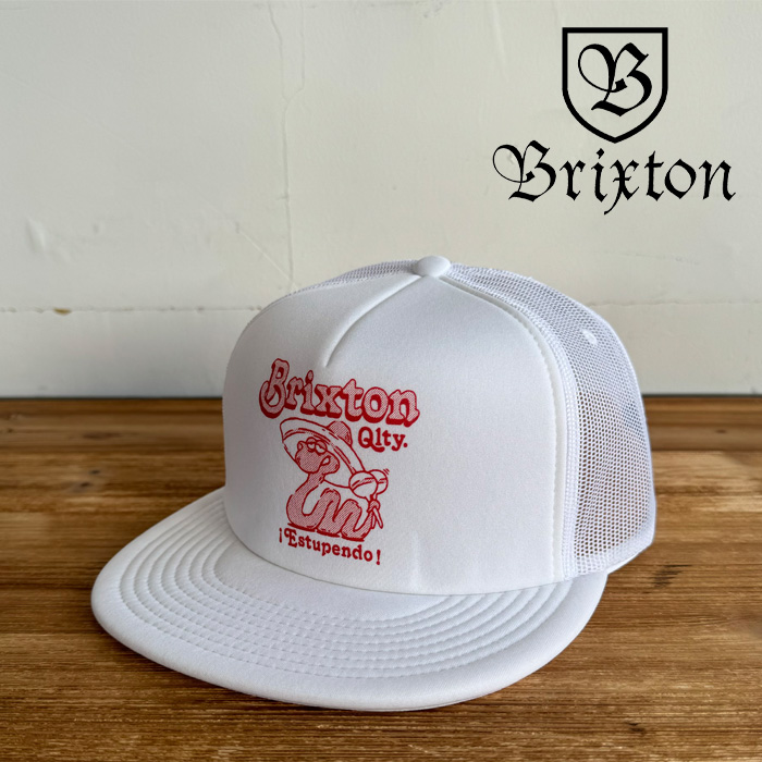 BRIXTON(ブリクストン)　ESTUPENDO HP TRUCKER HAT(WHITE)　【キャップ 帽子】【ブリクストン キャップ】【人気 シンプル】