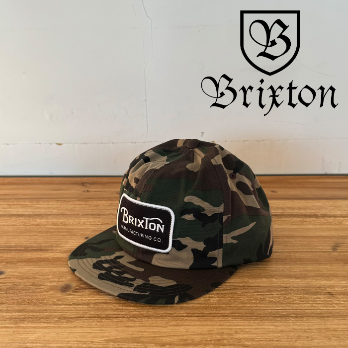 BRIXTON(ブリクストン)　GRADE HP SNAPBACK CAP (CAMO)　【キャップ 帽子】【ブリクストン キャップ】【人気 シンプル】