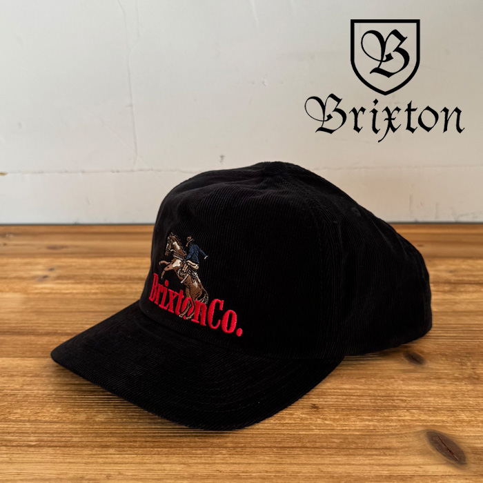 BRIXTON(ブリクストン)　INWOOD MP SNAPBACK CAP (BLACK)　【キャップ 帽子 ブリクストン キャップ】【人気 シンプル】