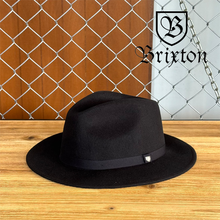 BRIXTON(ブリクストン)　MESSER PACKABLE FEDORA　【ハット 帽子】【ブリクストン パッカブル】【人気 シンプル】