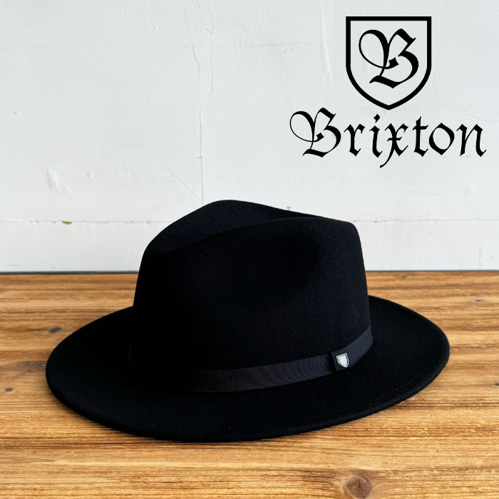 BRIXTON(ブリクストン)　MESSER PACKABLE FEDORA　【ハット 帽子】【ブリクストン パッカブル】【人気 シンプル】