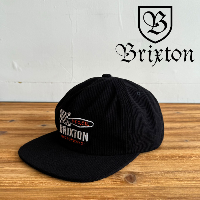 BRIXTON(ブリクストン)　MOTORWAYS MP SNAPBACK CAP　【キャップ 帽子】【ブリクストン キャップ】【人気 シンプル】
