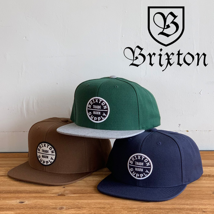 BRIXTON(ブリクストン)　OATH III SNAPBACK CAP (BSNWC)(WANWN)(PNDHG)　【スナップバックキャップ 帽子】【ブリクストン キャップ 