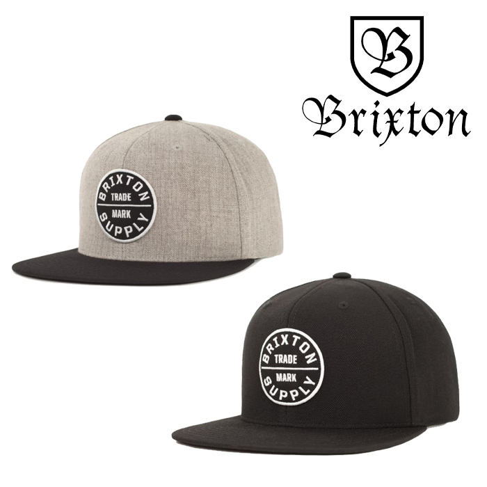 BRIXTON(ブリクストン)　OATH III SNAPBACK CAP　【スナップバックキャップ 帽子】【定番 人気 シンプル】　