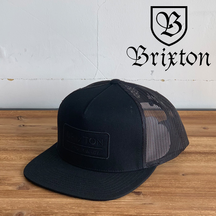 BRIXTON(ブリクストン)　PALMER PROPER MP MESH CAP (BLACK/BLACK) 　【メッシュキャップ 帽子 5パネル】　