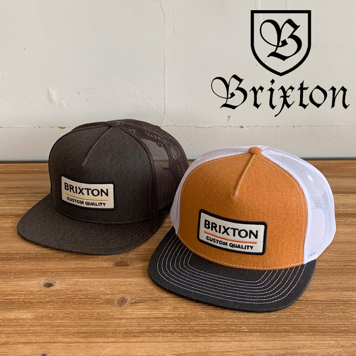 BRIXTON(ブリクストン)　PALMER PROPER MP MESH CAP (PXOBW)(DKEDE) 　【メッシュキャップ 帽子 5パネル】　
