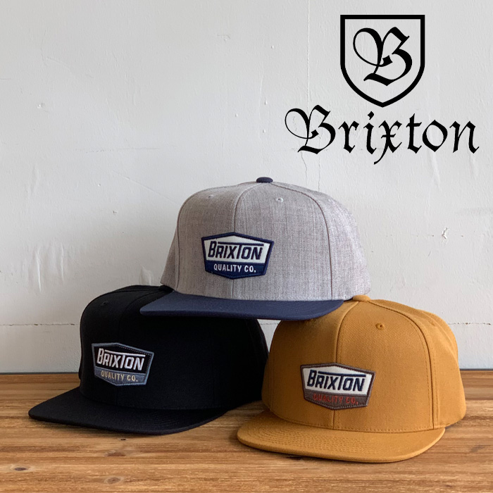 BRIXTON(ブリクストン)　REGAL MP SNAPBACK (BLACK)(GLDBN)(LHGWN)　【スナップバックキャップ 帽子】【ブリクストン キャップ 定番 