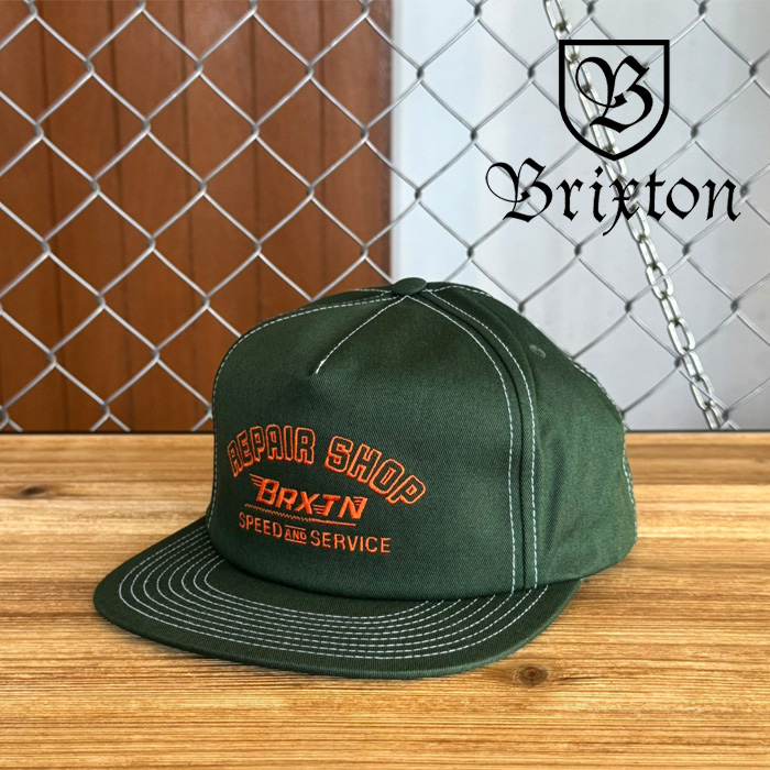 BRIXTON(ブリクストン)　Repair Shop HP Snapback　【キャップ 帽子 ブリクストン キャップ】【人気 シンプル】