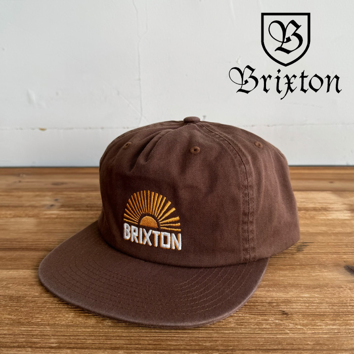 BRIXTON(ブリクストン)　SOL HP SNPK(BROWN SOL WASH)　【キャップ 帽子】【ブリクストン キャップ】【人気 シンプル】