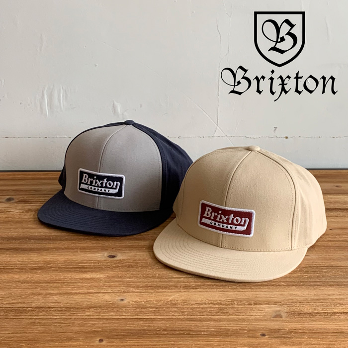 BRIXTON(ブリクストン)　 STEADFAST HP SNAPBACK (SAFARI)(WASHED NAVY/GREY)　【スナップバック キャップ 帽子】【ブリクストン キ