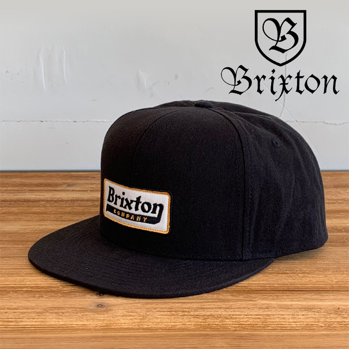 BRIXTON(ブリクストン)　 STEADFAST HP SNAPBACK (BLACK)　【スナップバック キャップ 帽子】【ブリクストン キャップ 定番 人気 シ