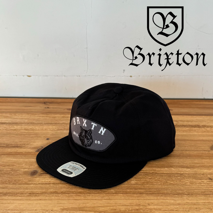 BRIXTON(ブリクストン)　STATION NP HP SNAPBACK CAP　【キャップ 帽子】【ブリクストン キャップ】【人気 シンプル ブラック】