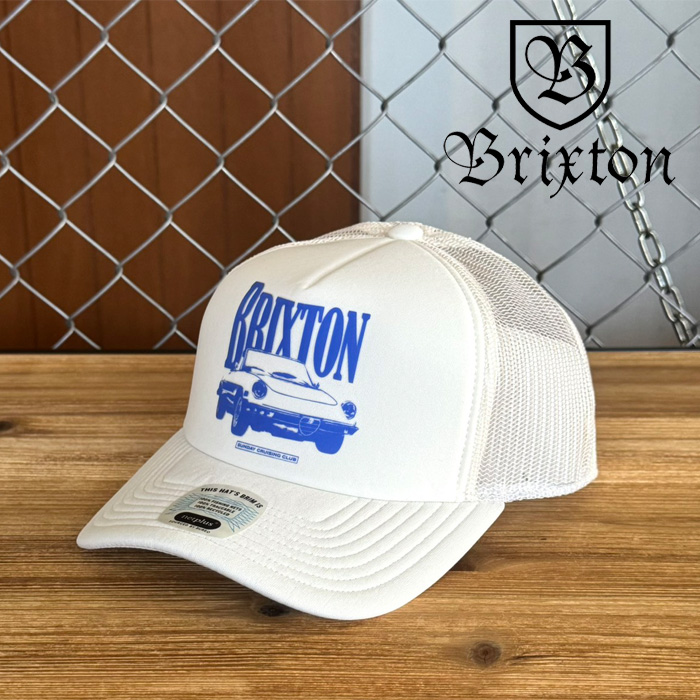 BRIXTON(ブリクストン)　SUNDAY CRUISING CLUB NetPlus Trucker Hat　【メッシュキャップ 帽子 ブリクストン キャップ】【人気 シン