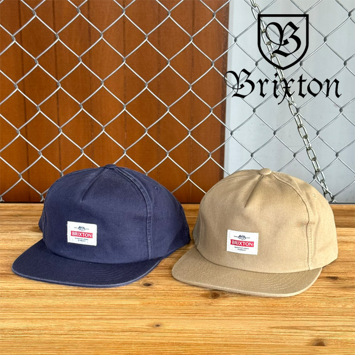 BRIXTON(ブリクストン)　Trademark Snapback cap　【キャップ 帽子 ブリクストン キャップ】【人気 シンプル】