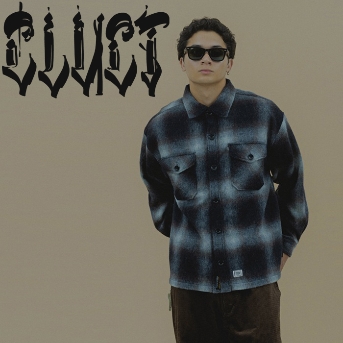CLUCT (クラクト)　HAYES[L/S SHIRTS]　【ウールシャツ】【#05112】【2025WINTER】【お取り寄せ商品 キャンセル不可】　