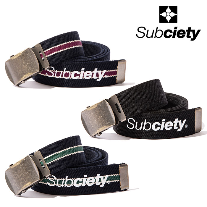 SUBCIETY (サブサエティ)　 CAUCHO BELT　【ベルト】【103-81564】【2021AUTUMN&WINTER】【お取り寄せ キャンセル不可】