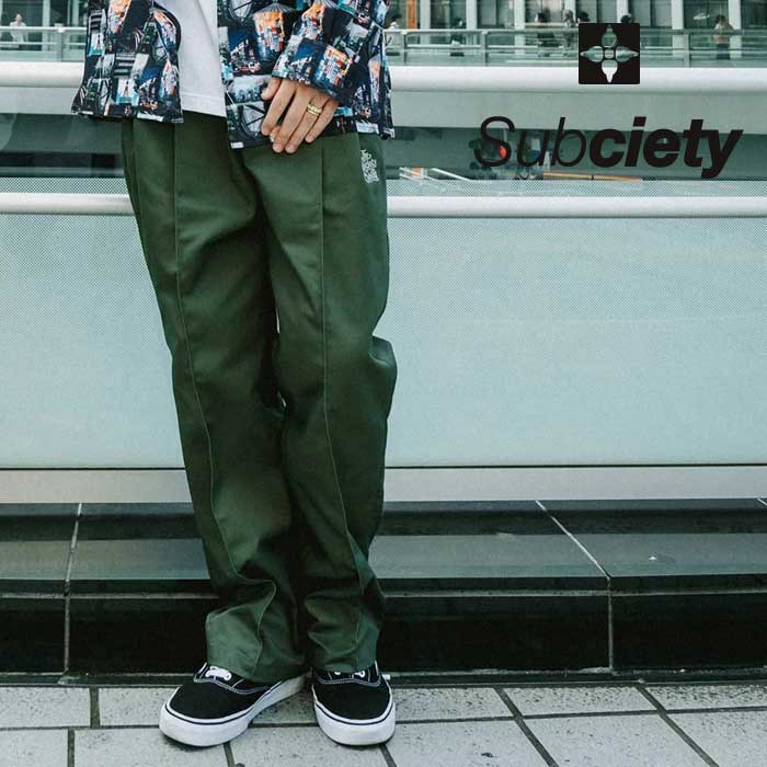 SUBCIETY (サブサエティ)　BALLOON CHINO SLACKS　【チノ スラックス】【105-01567】【2024 SPRING COLLECTION】【お取り寄せ商品 キ