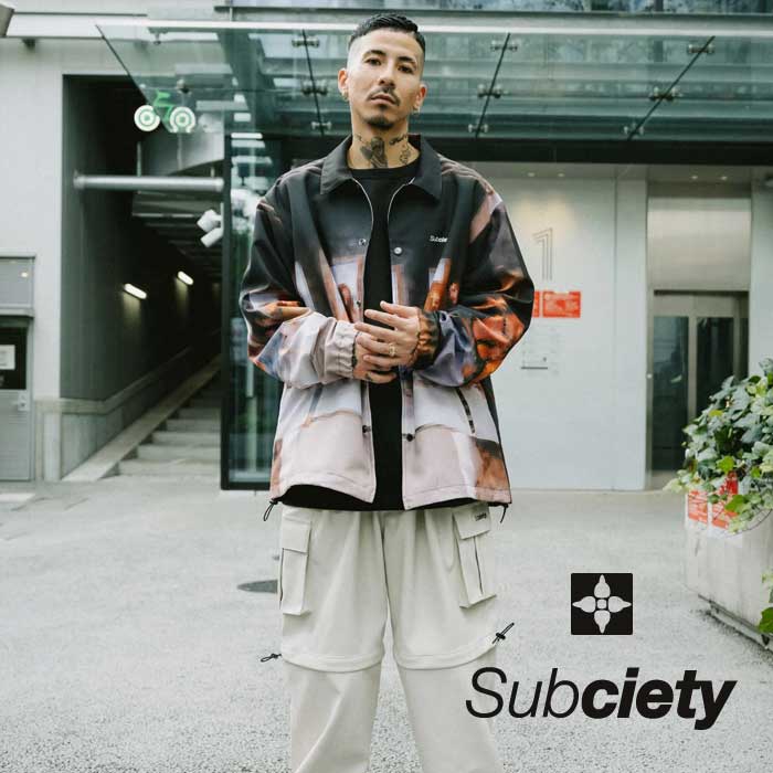 SUBCIETY (サブサエティ)　MOSAIC ART COACH JKT　【コーチジャケット】【105-62572】【2024 SPRING COLLECTION】【お取り寄せ商品 