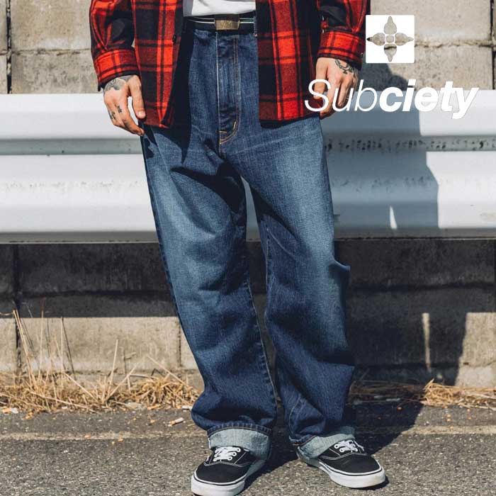 SUBCIETY (サブサエティ)　JAPAN DENIM-RELIC-　【デニムパンツ】【109-01056】【2024 AUTUMN&WINTER COLLECTION】【お取り寄せ商品 