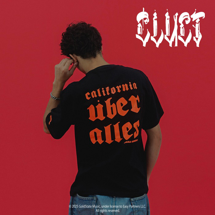 CLUCT (クラクト)　CALIFORNIA UBER ALLES[S/S TEE]　【Tシャツ 半袖】【#05092】【CLUCT / DEAD KENNEDYS COLLECTION】【お取り寄せ