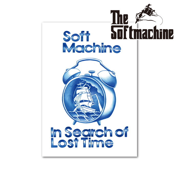 SOFTMACHINE (ソフトマシーン)　LOST TIME POSTER　【ポスター】【ホワイト A3 タトゥー】【2024 AUTUMN&WINTER COLLECTION新作】