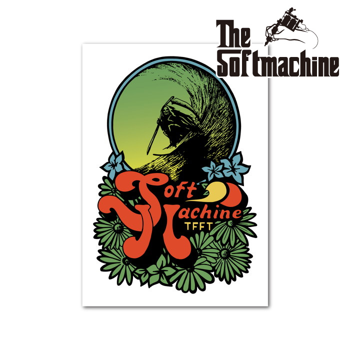 SOFTMACHINE (ソフトマシーン)　TIME HAS COME POSTER　【ポスター】【ホワイト A3 タトゥー】【2024 AUTUMN&WINTER COLLECTION新作