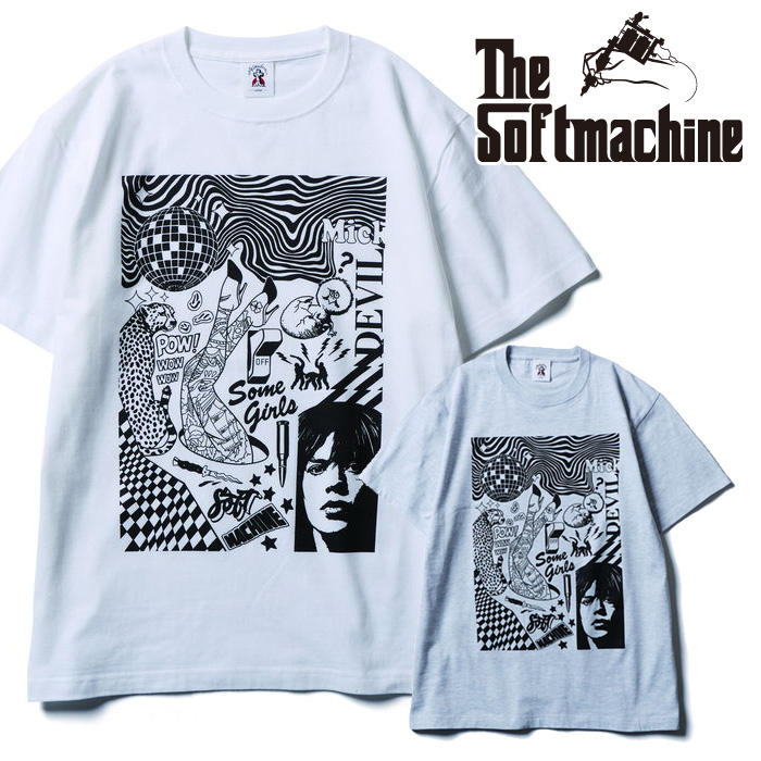 SOFTMACHINE (ソフトマシーン)　 1978-T(T-SHIRTS)　【Tシャツ】【ホワイト グレー タトゥー】【2026 SUMMER VACATION 先行予約】【