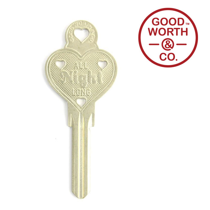GOOD WORTH (グッドワース) & CO. 　 ALL NIGHT LONG KEY　【MIWA製U9(ユーナイン)】　